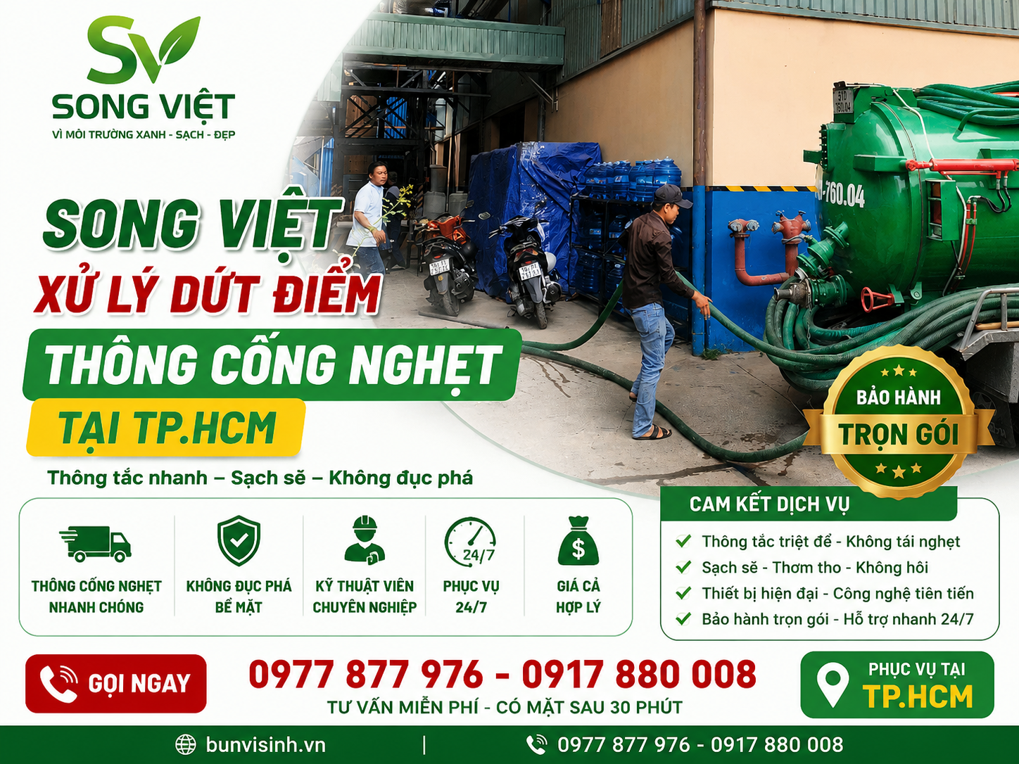 Đơn vị hút hầm cầu sông việt