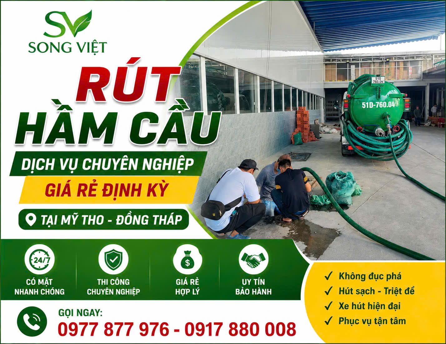 hút hầm cầu định kỳ