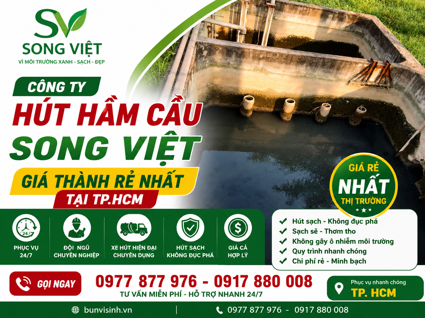 Hút hầm cầu sông việt