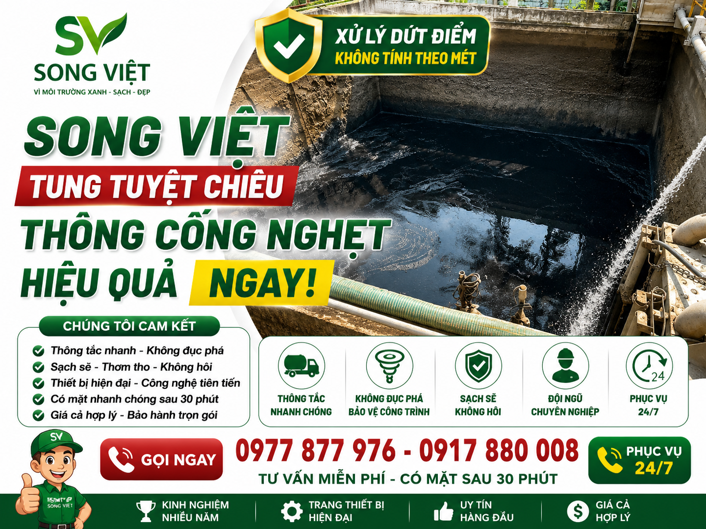 Tuyệt chiêu thông cống nghẹt